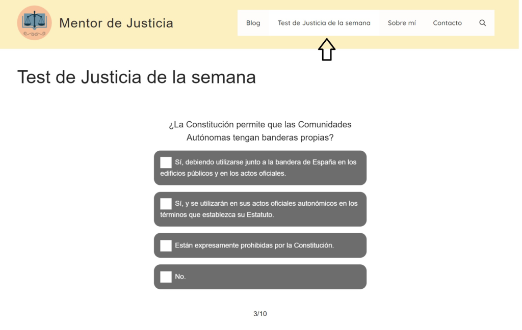 test auxilio judicial